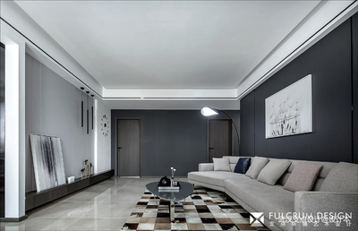 現代風客廳吊頂裝修設計&ndash; 設計本裝修效果圖