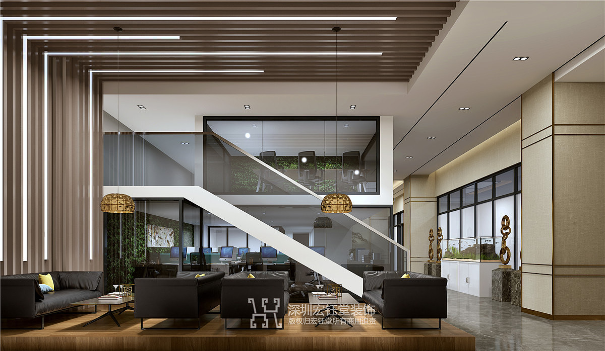 鄭州高端辦公室裝修公司|二十治集團(tuán)辦公室裝修設(shè)計圖